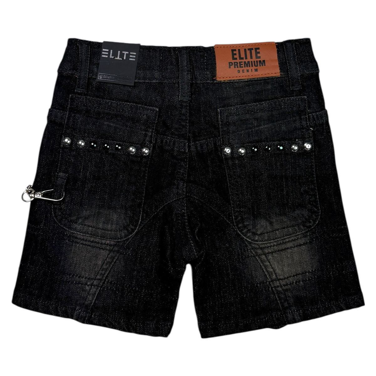 Movie Star Infant Black Boys Jorts