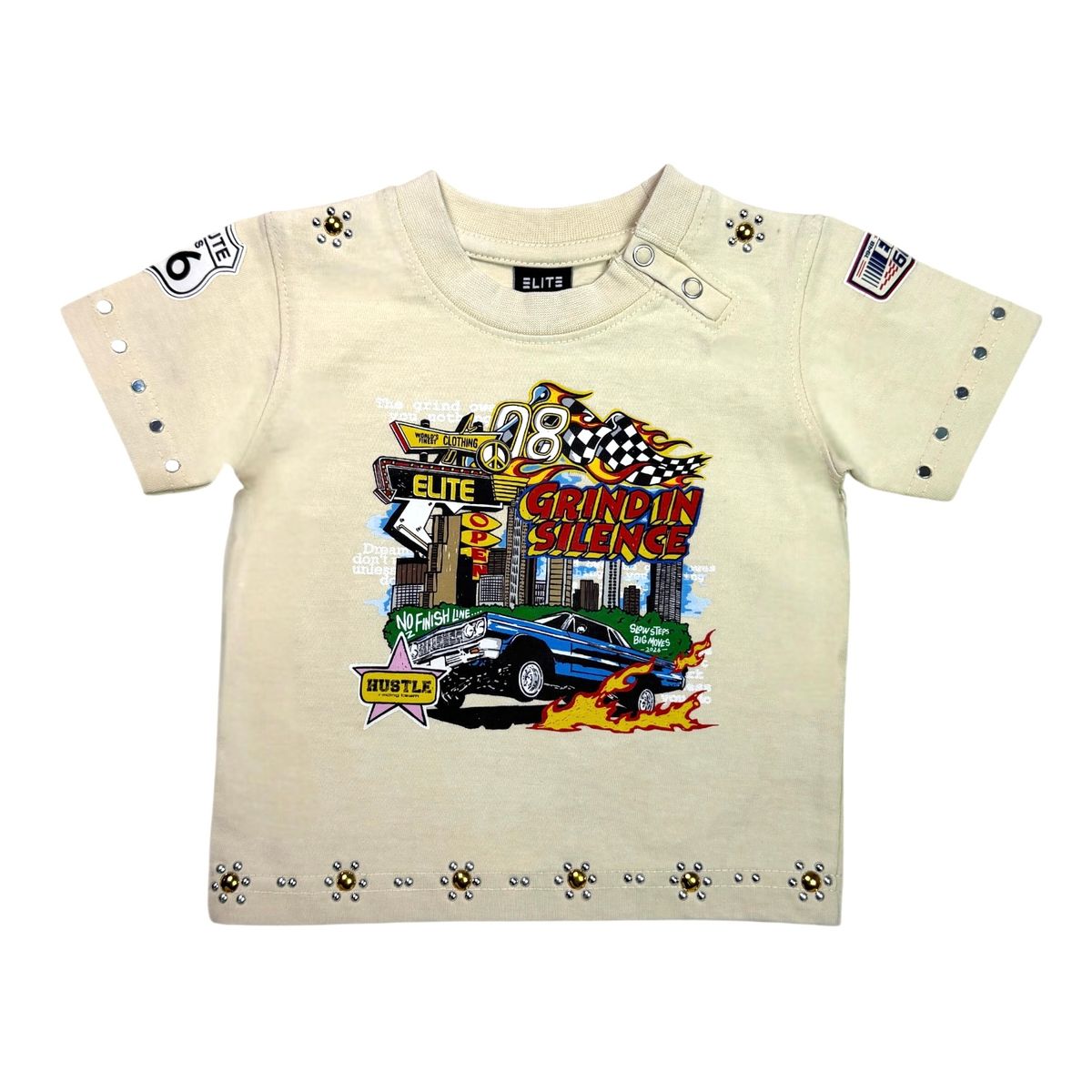 Hollywood Infants Tee Tan