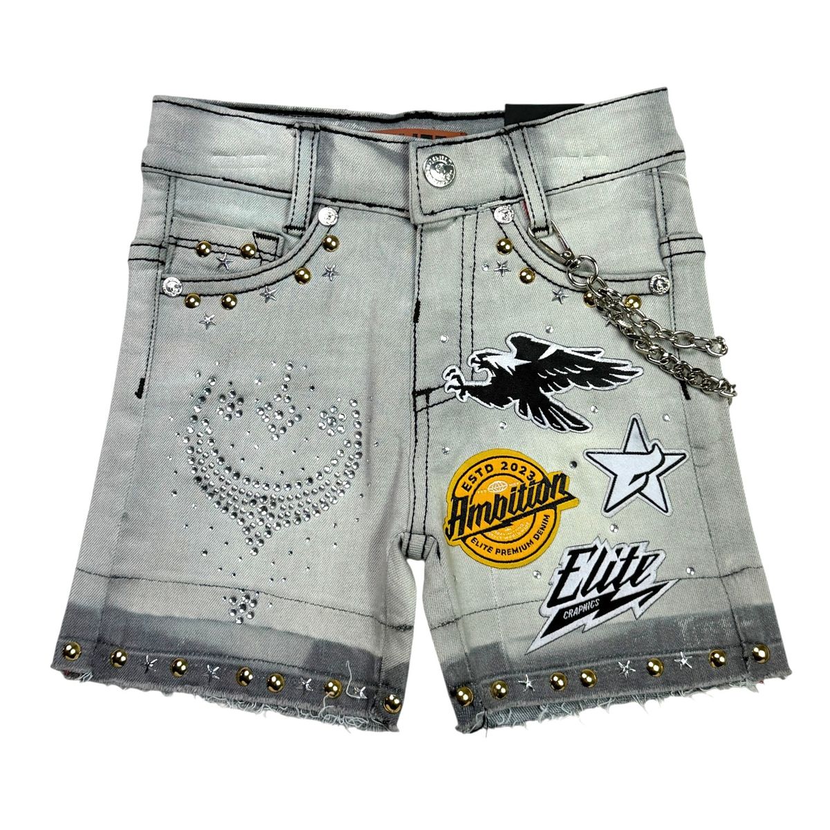 Night Sky Grey Infant Boys Jorts