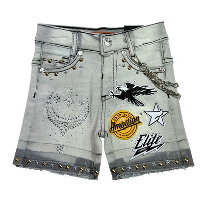 Night Sky Grey Infant Boys Jorts
