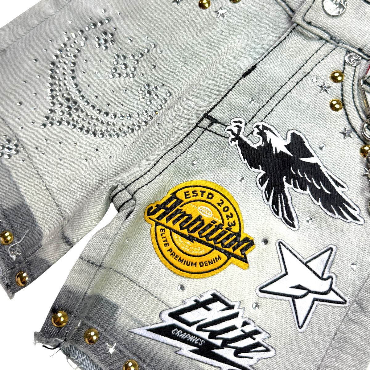 Night Sky Grey Infant Boys Jorts