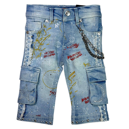 Graffiti Blue Infant Boys Jeans