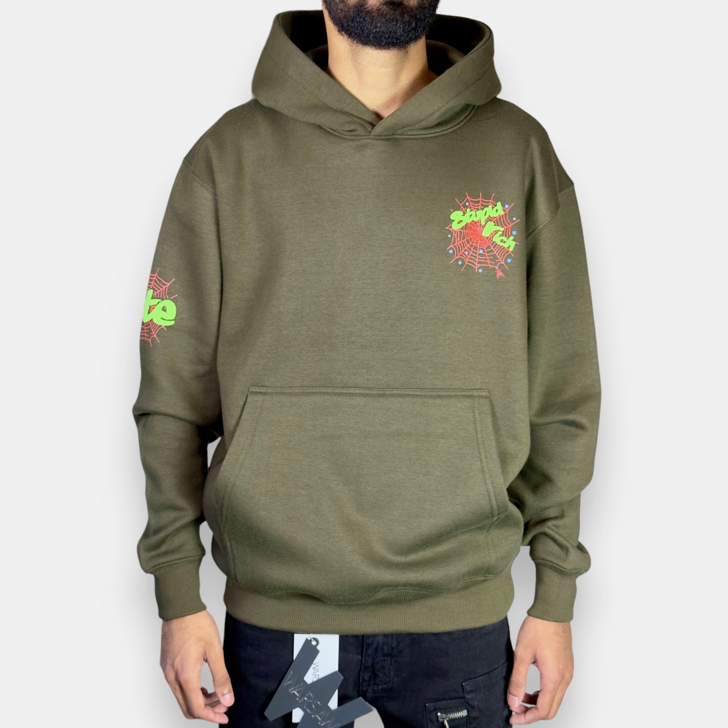 Puff Men's Premium Hoodie Olive