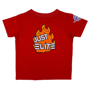 Flame Premium Infant Boys Tee Red