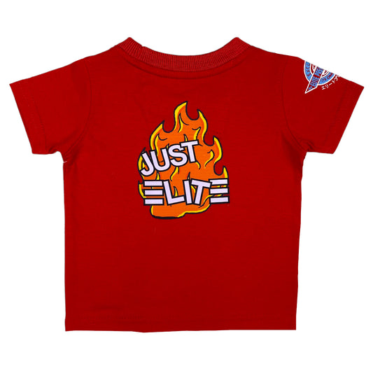 Flame Premium Infant Boys Tee Red