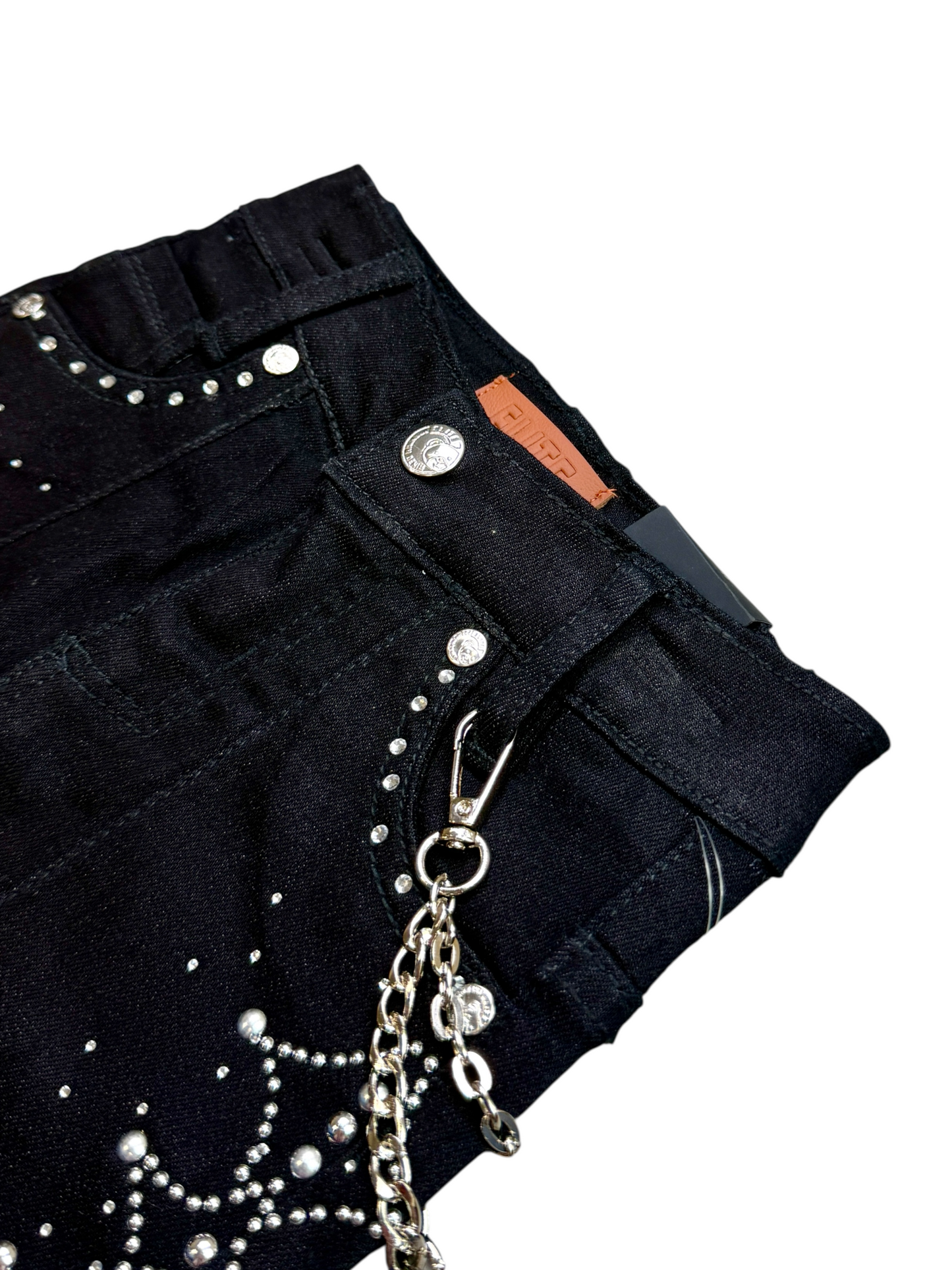 Moon Phase Infant Jet Black Boys Shorts