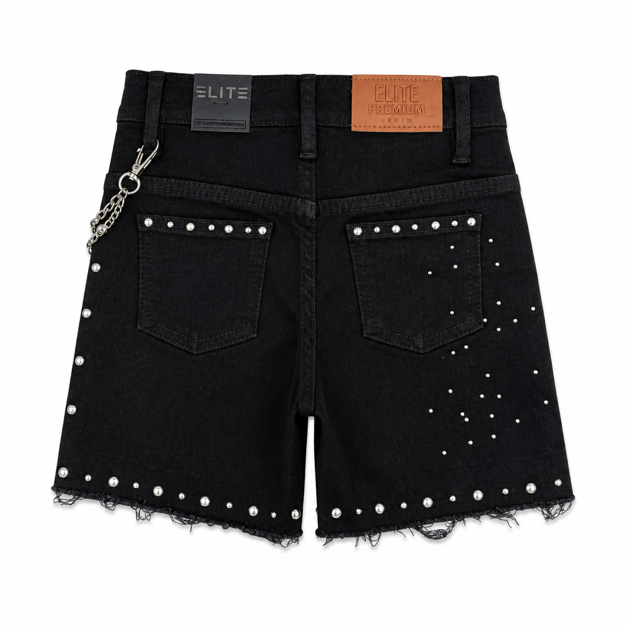 Moon Phase Infant Jet Black Boys Shorts