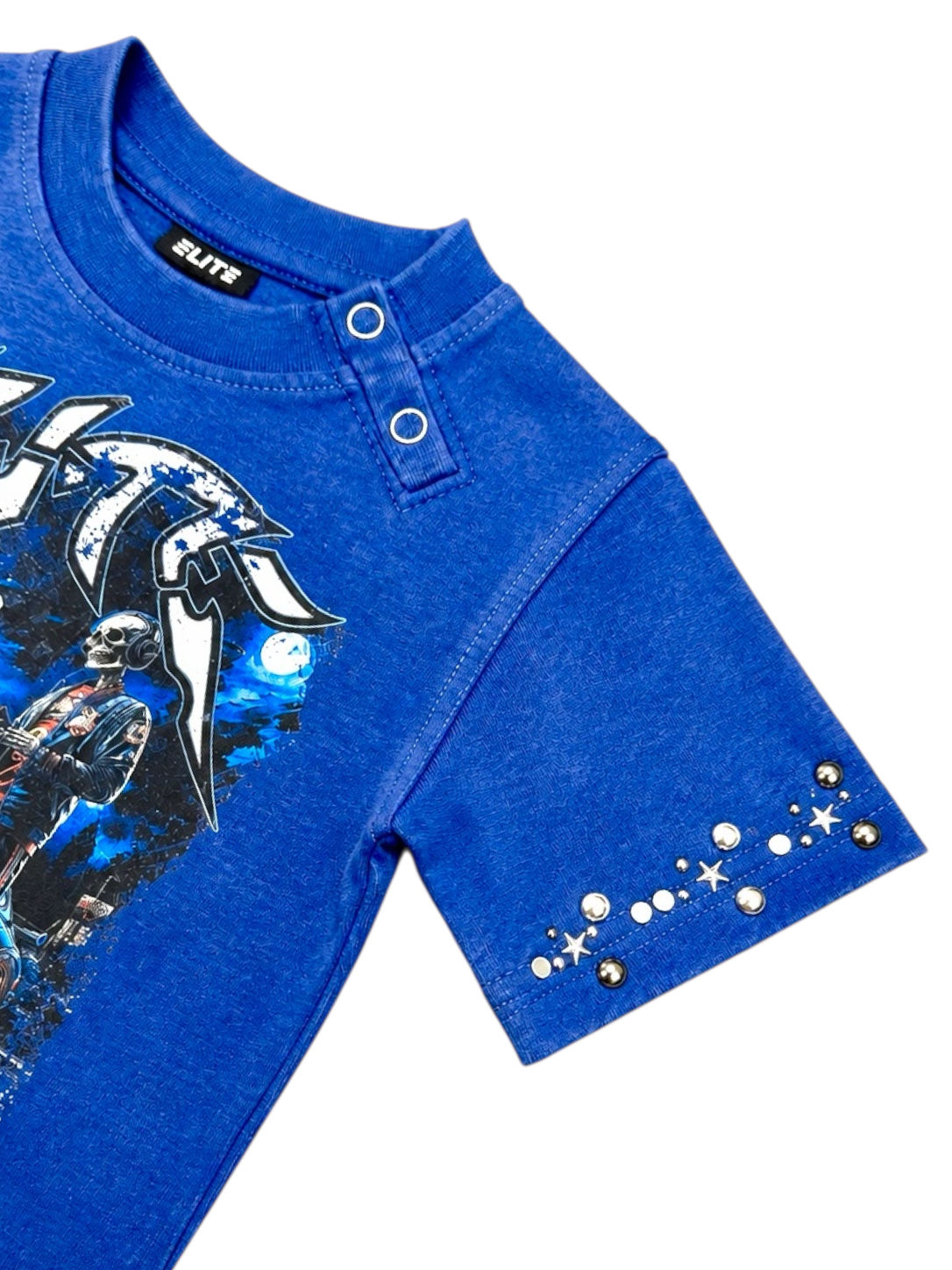 Night Premium Embellished Infants Tee Blue