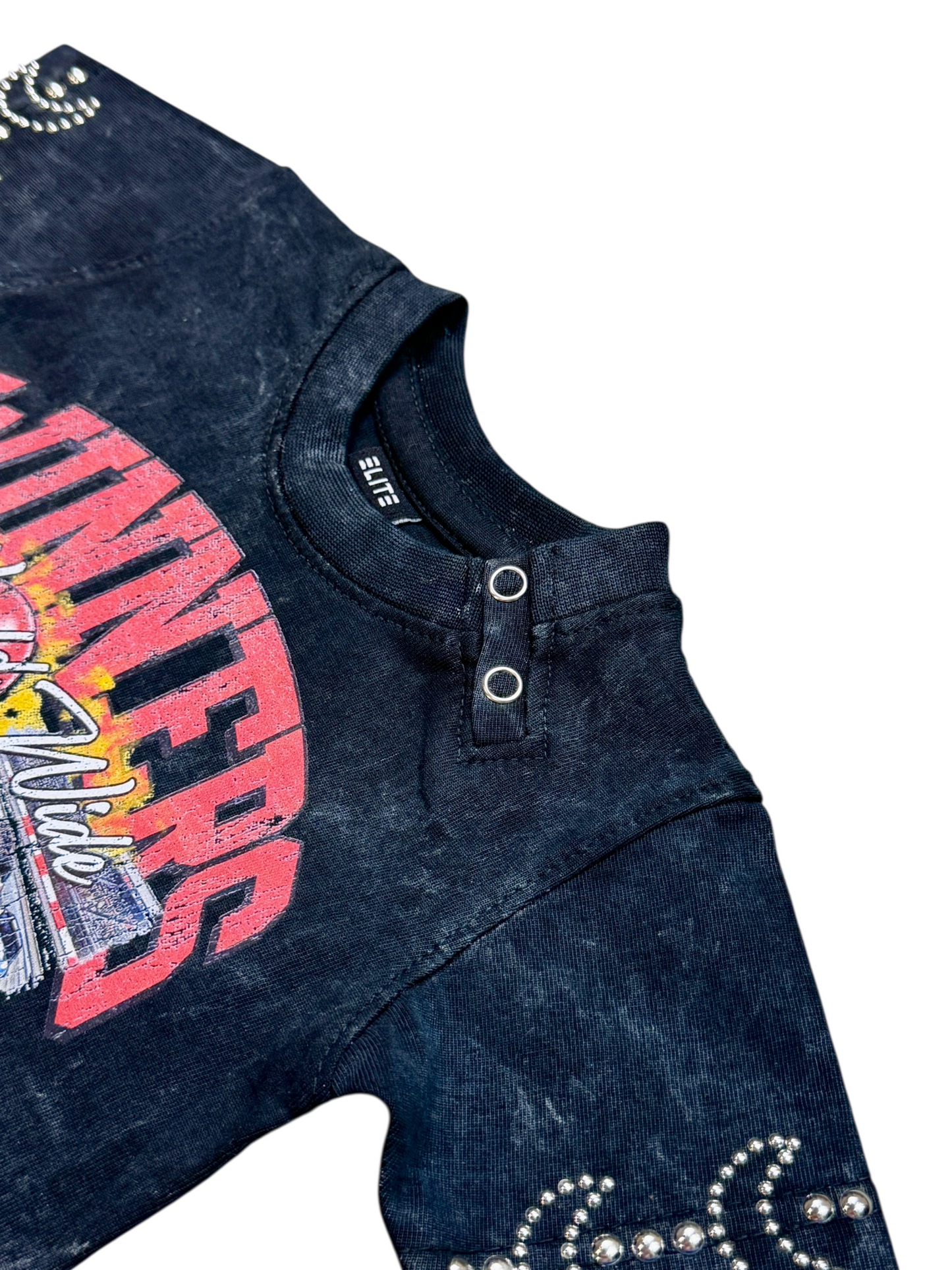 Winners Premium Embellished Infants Tee Black