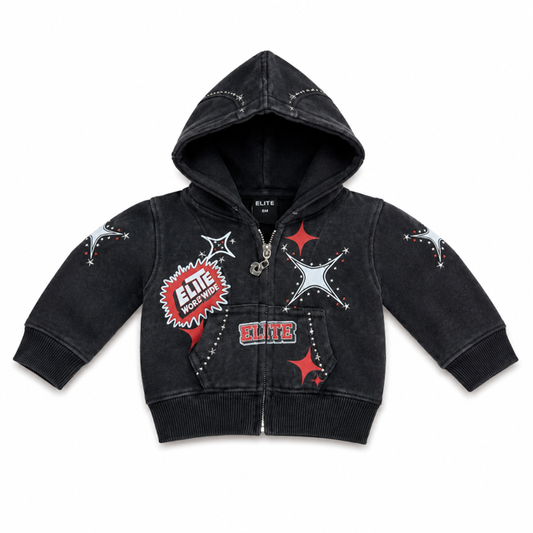 Cut N Sew Street Art Infants Hoodie Black