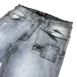 MMNF V2 Premium Men's Stacked Jeans Grey