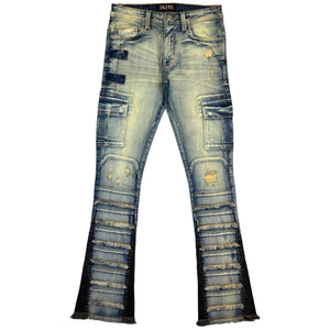 MMNF Premium Vintage Men's Stacked Jeans