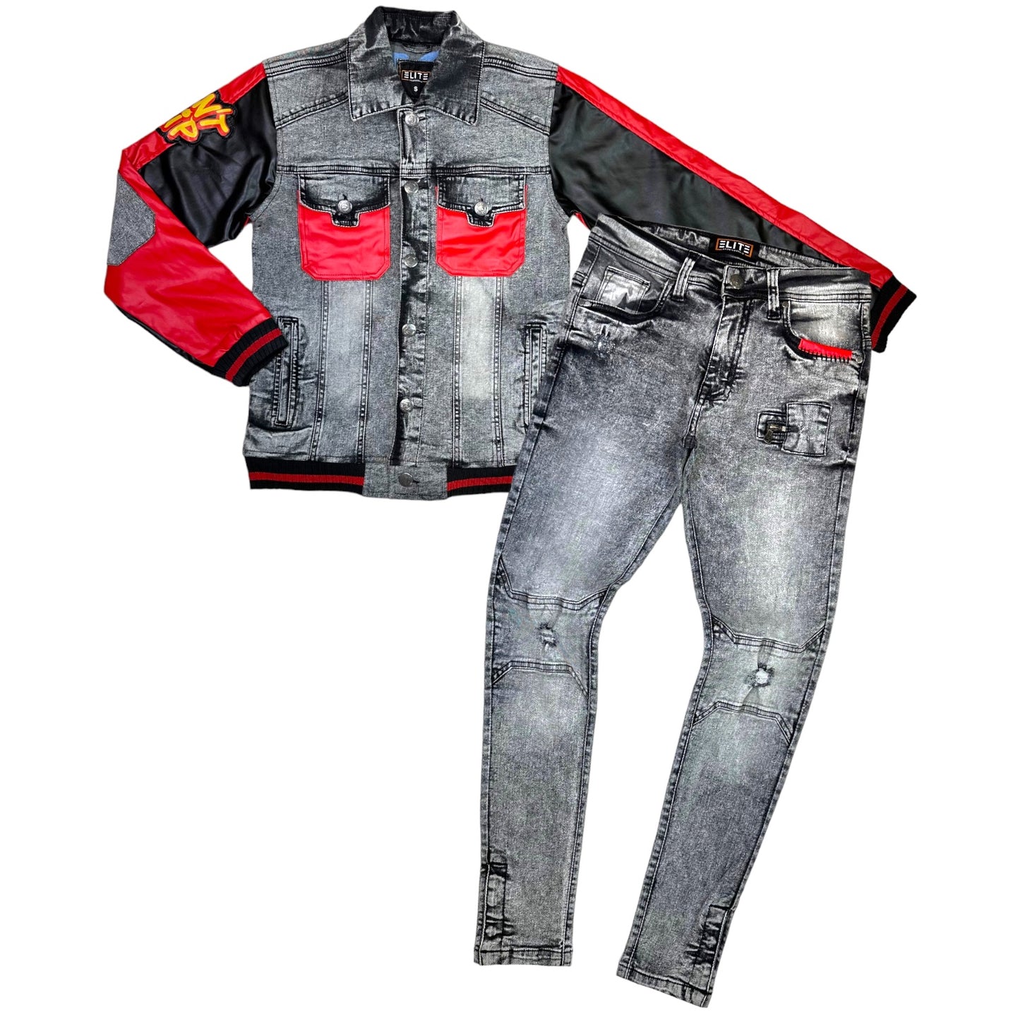 Don't Trip Men's Premium Denim Set