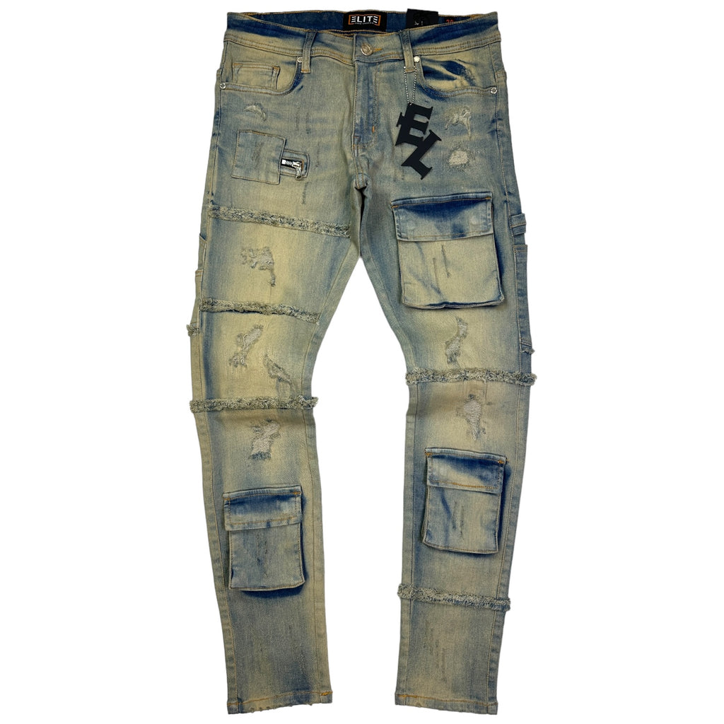 Rust Cargo Premium Men's Skinny Jeans