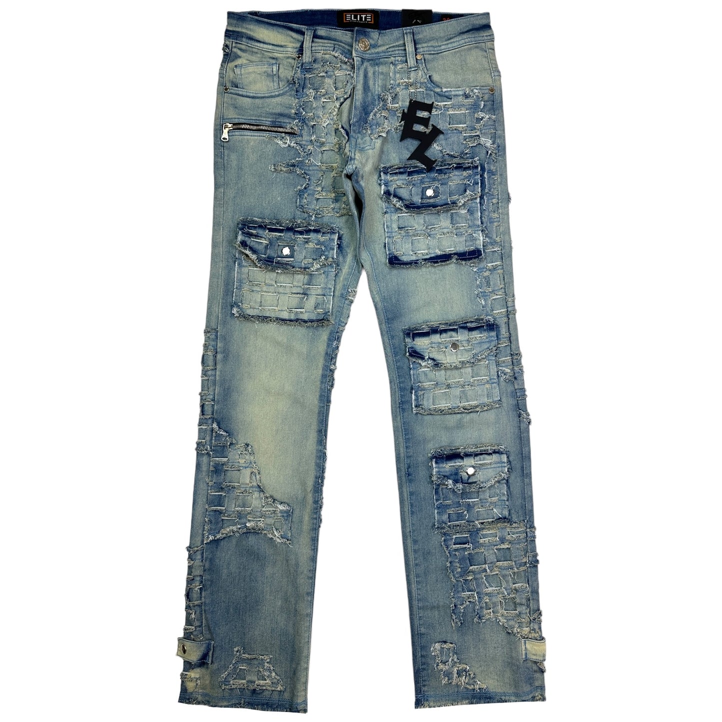 Ruins Cargo Premium Men's Straight Jeans