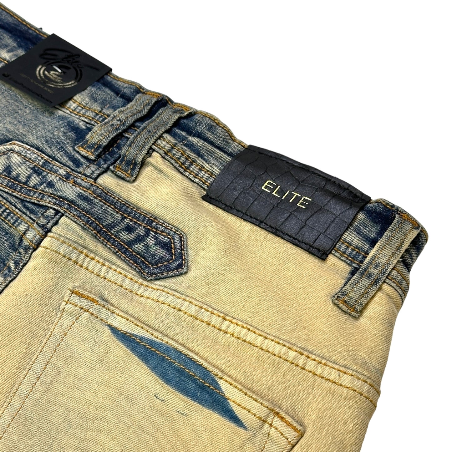 Slit Premium Men's Straight Jeans