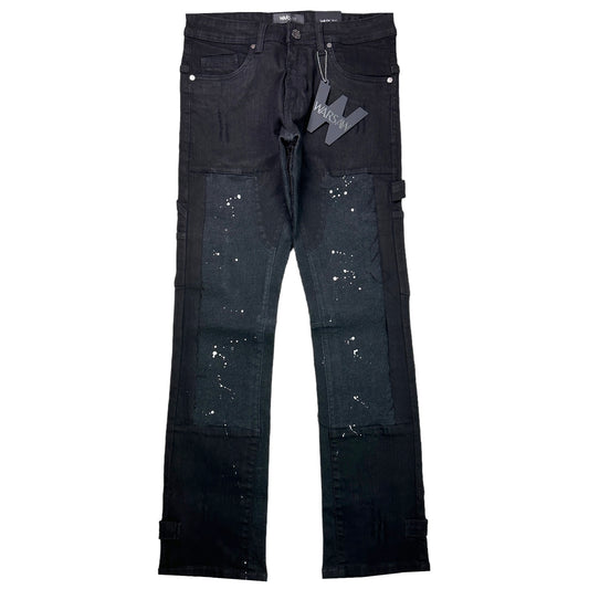 Work Premium Men's Straight Jeans Noir