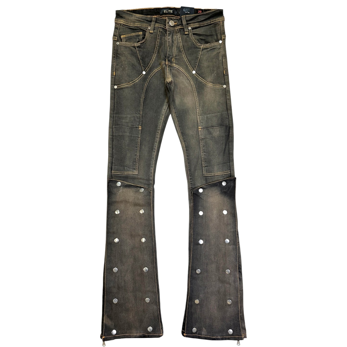 Rivets Mens Stacked Premium Jeans