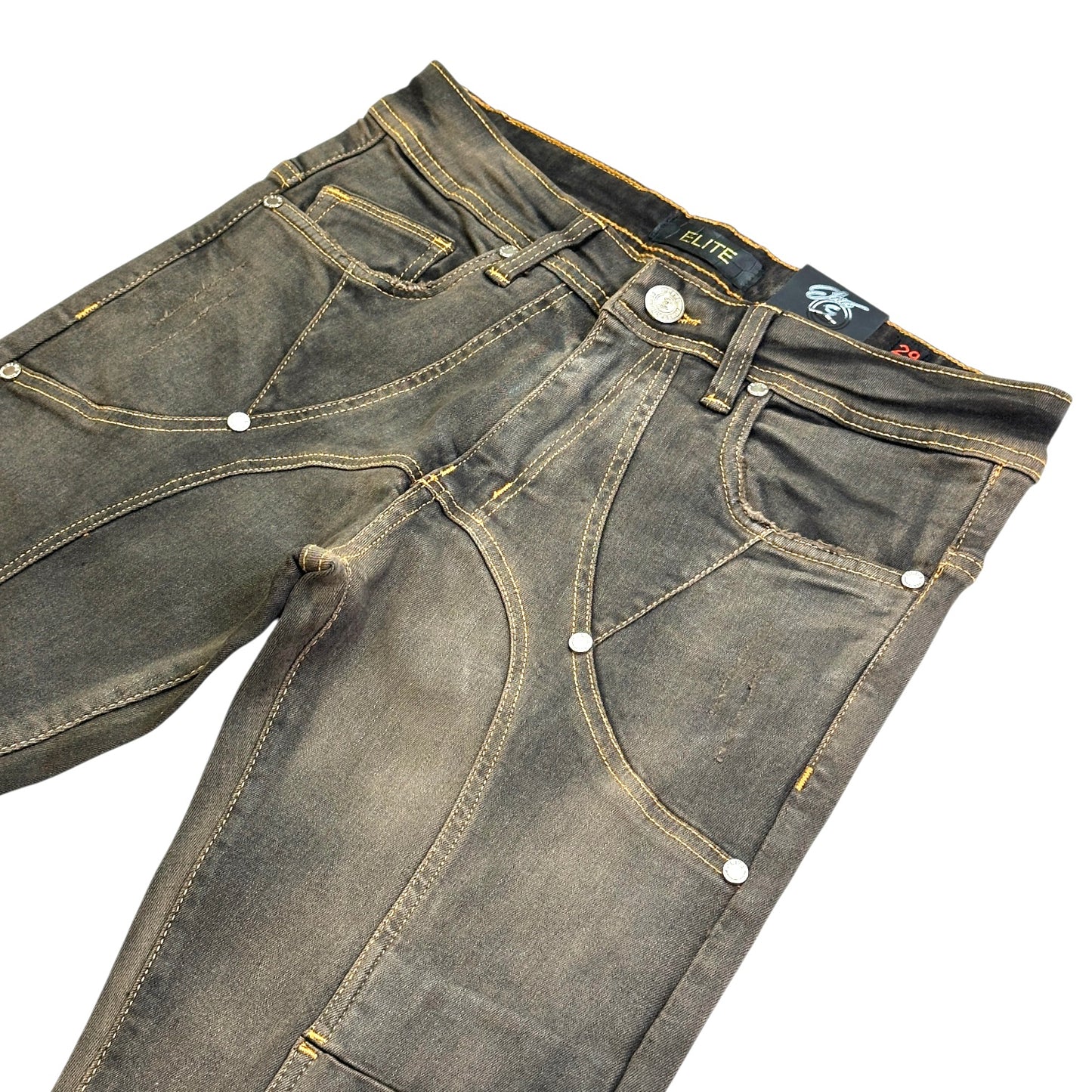 Rivets Mens Stacked Premium Jeans