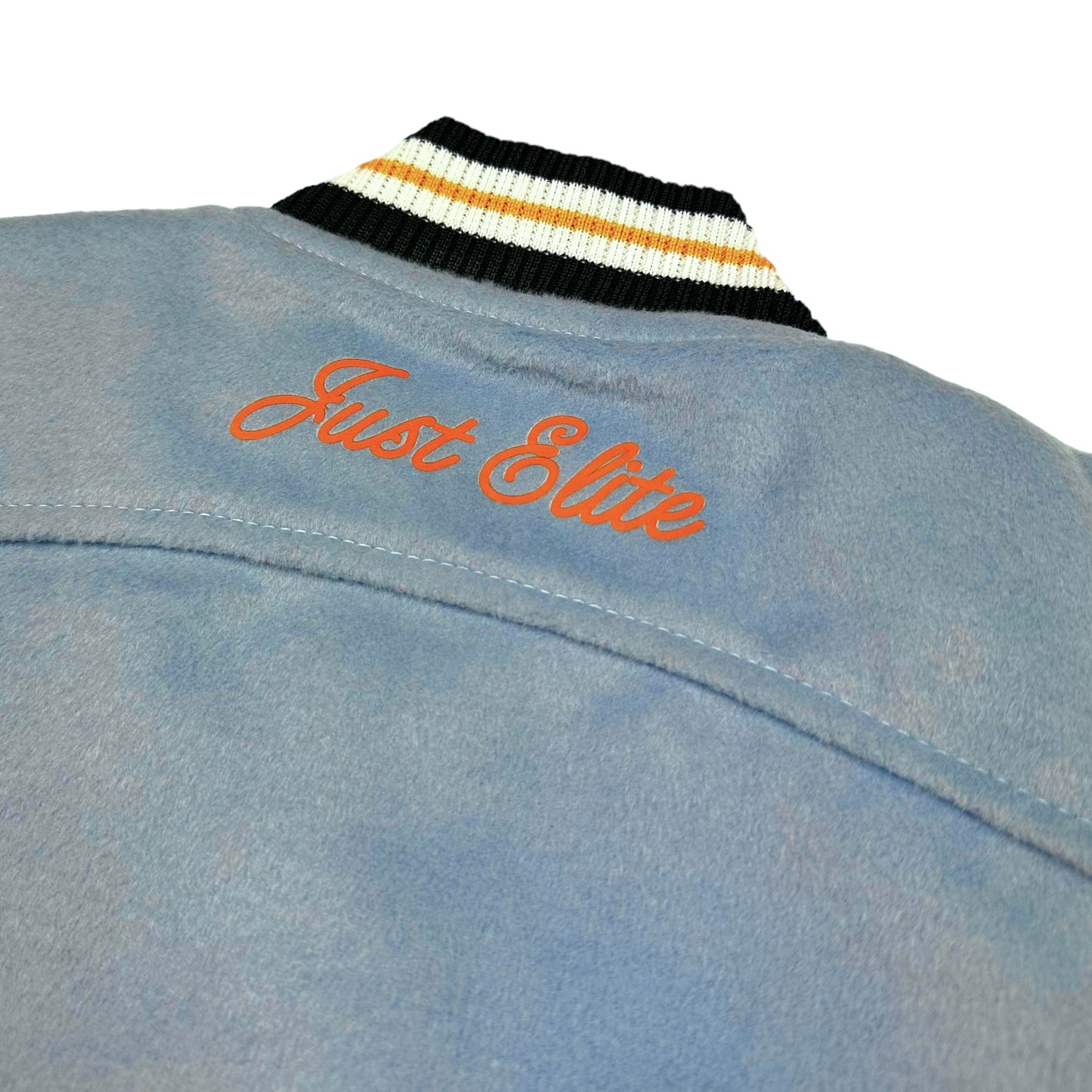 EL Premium Kids Varsity Jacket Baby Blue