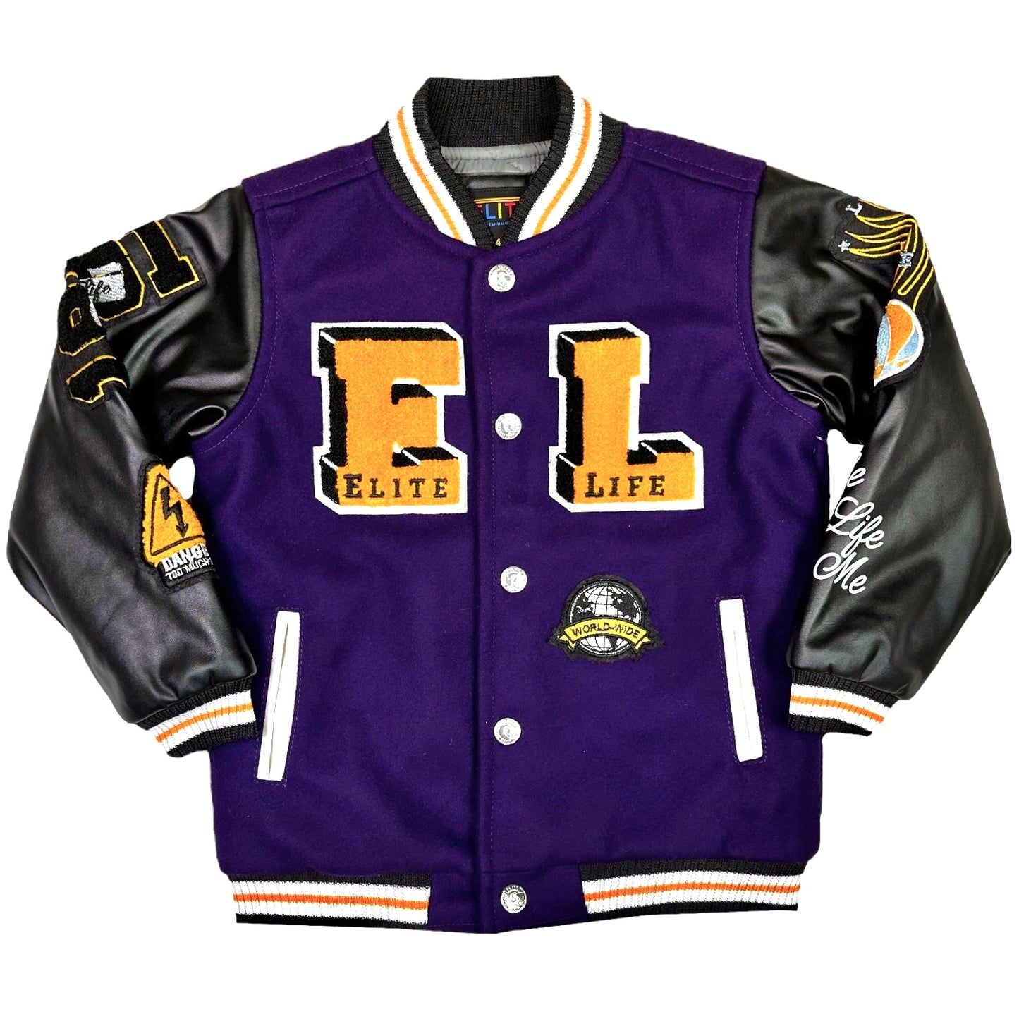 EL Premium Kids Varsity Jacket Lake