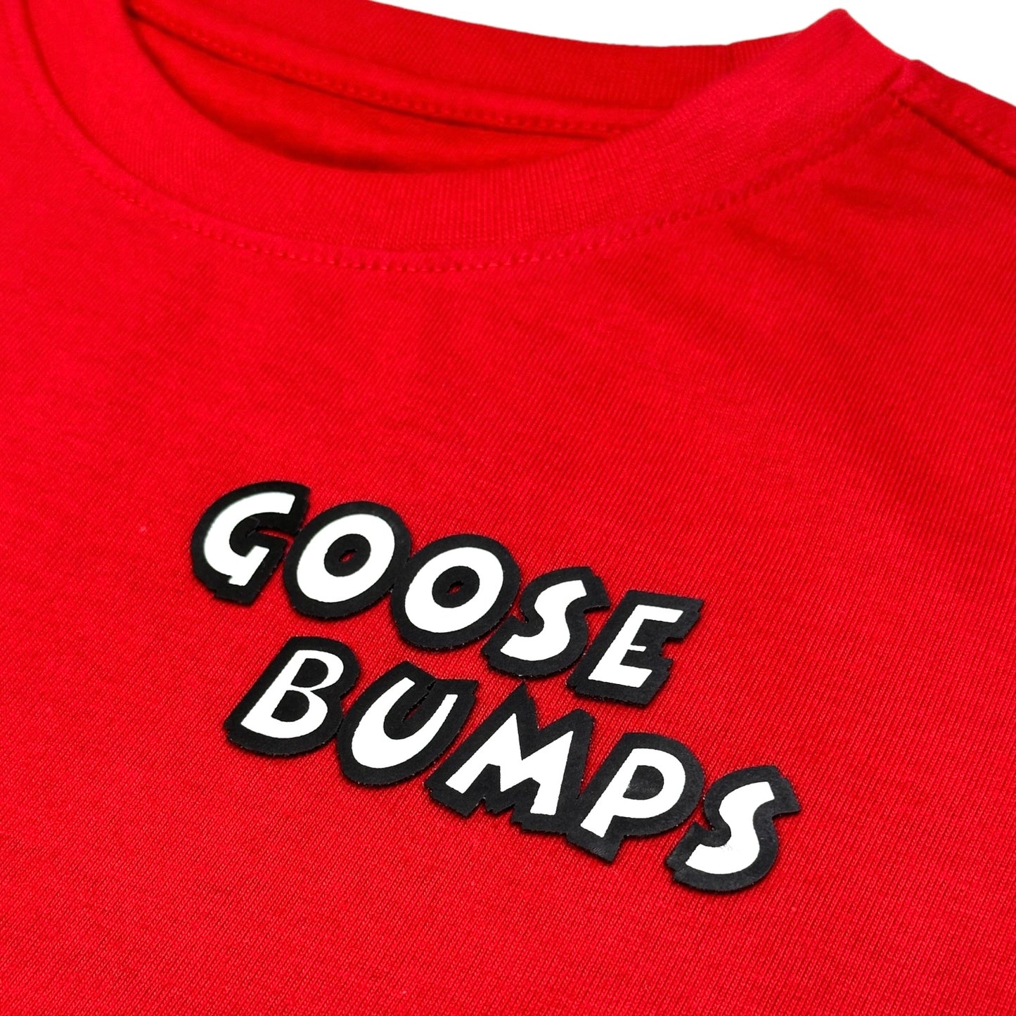 Goose Bumps Premium Kids Tee Red