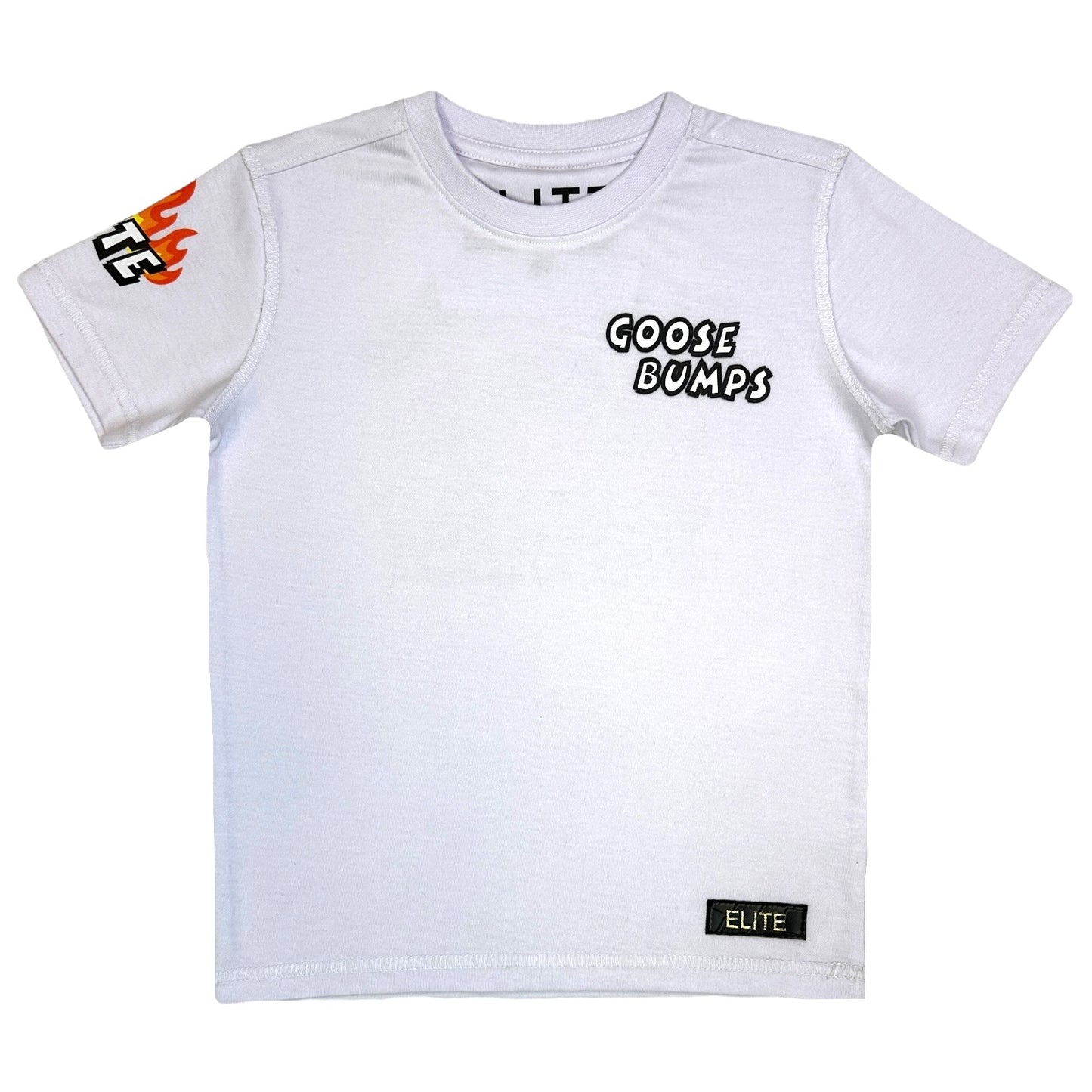 Goose Bumps Premium Kids Tee White