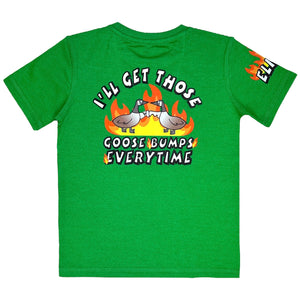 Goose Bumps Premium Kids Tee Pine