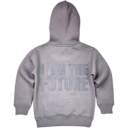 The Future Premium Kids Hoodie Grey