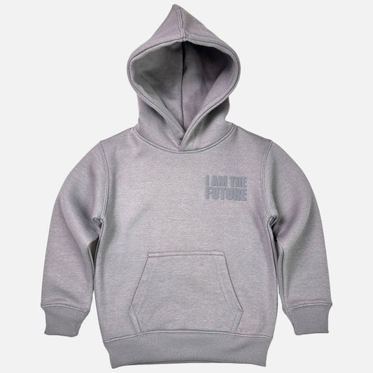 The Future Premium Kids Hoodie Grey