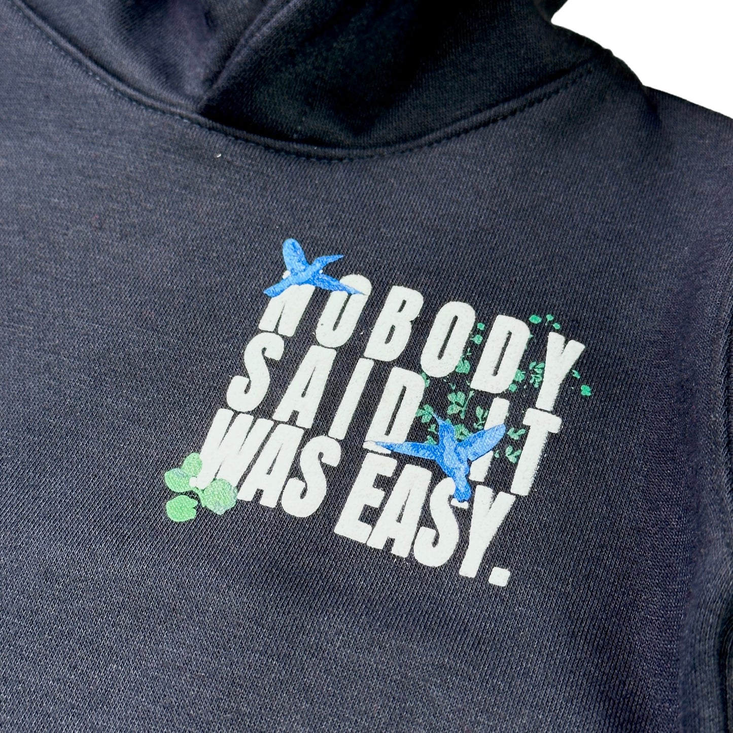 Not Easy Premium Kids Hoodie Navy