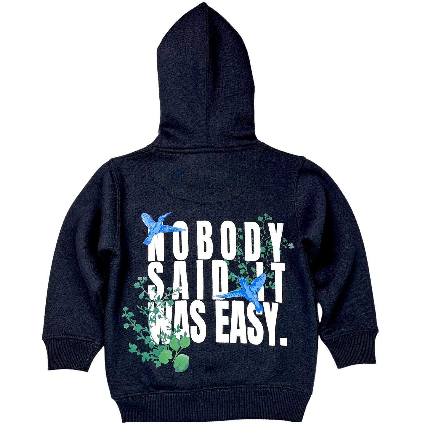 Not Easy Premium Kids Hoodie Navy