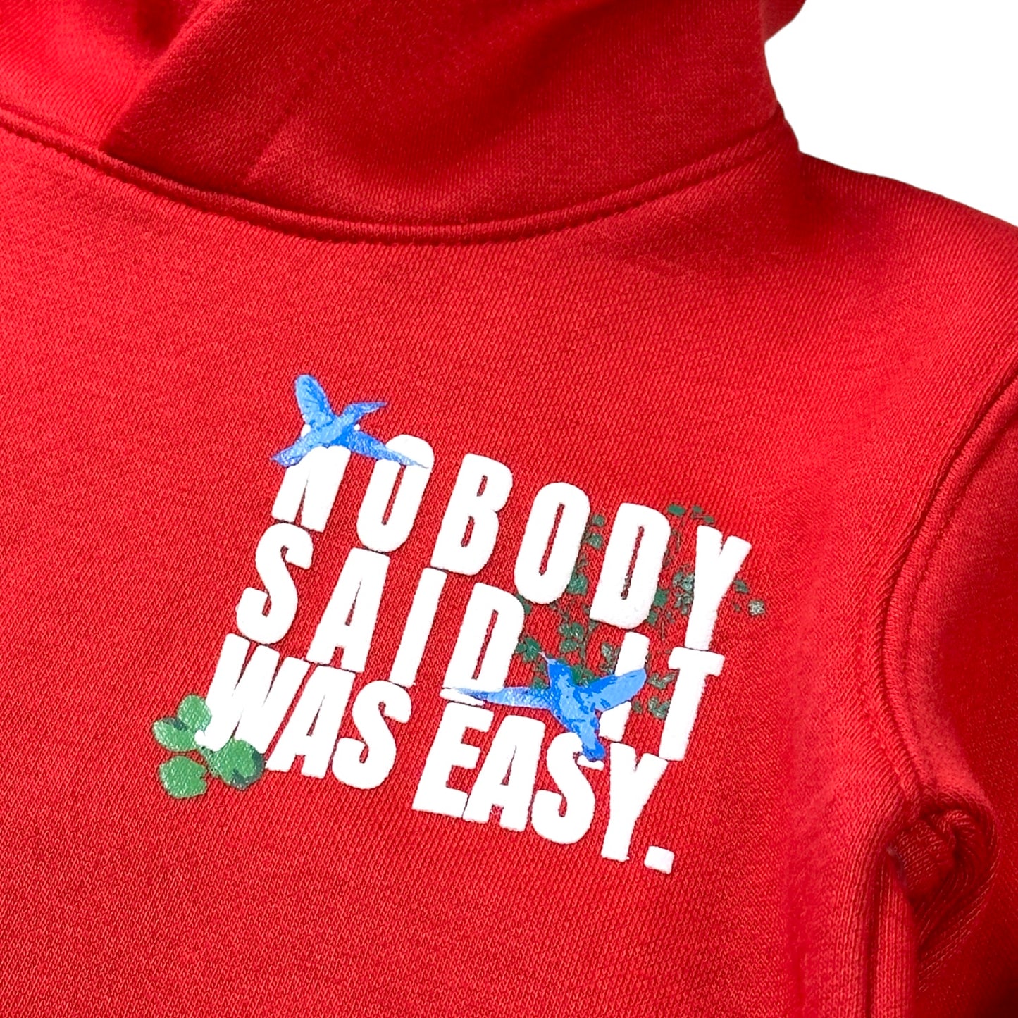 Not Easy Premium Kids Hoodie Red