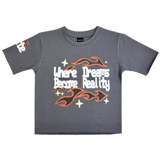 Dreams Premium Kids Cropped Tee