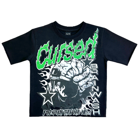 Fired Premium Kids Cropped Tee