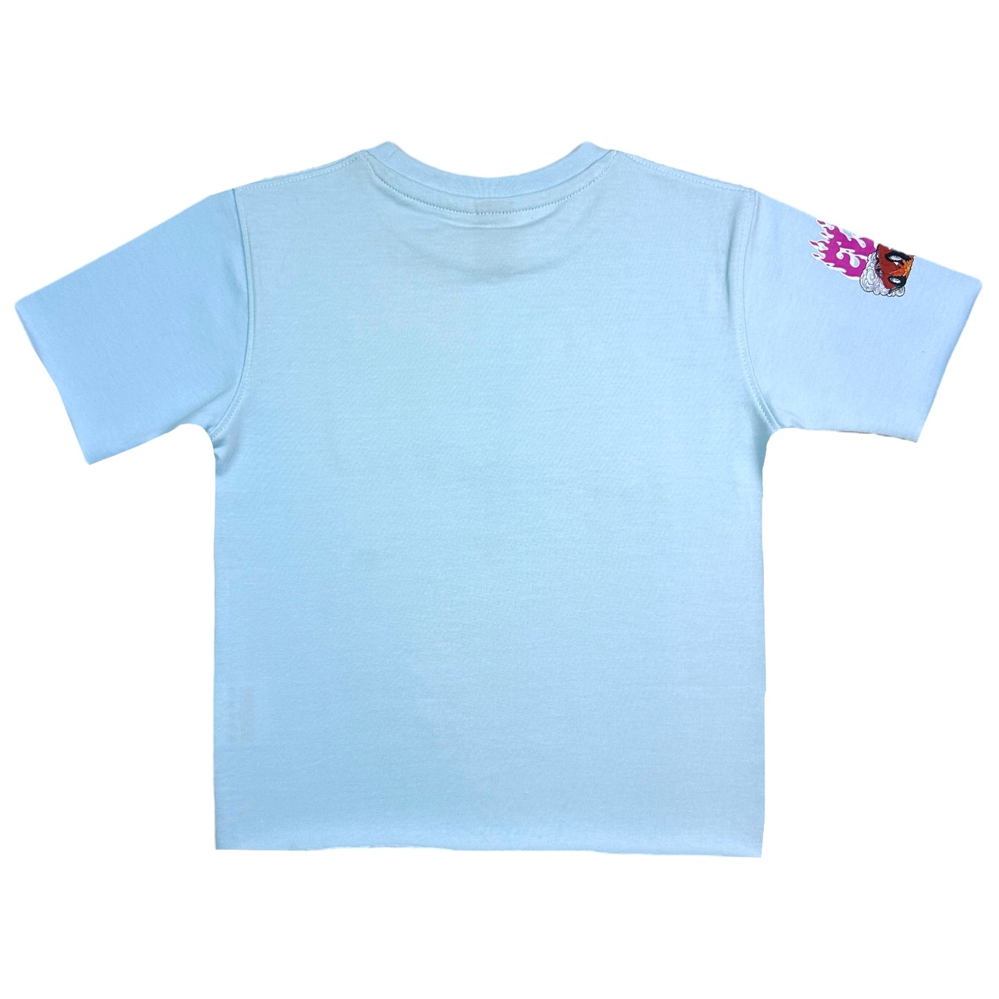Rock Star Premium Kids Cropped Tee Sky