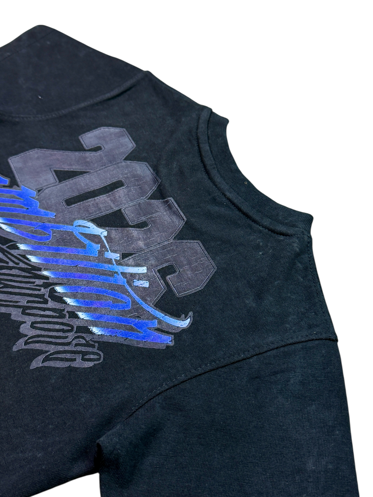 Motor Cross Premium Embellished Black Kids Tee