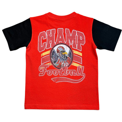 Champ Premium Embellished Red Kids Tee