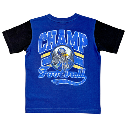 Champ Premium Embellished Blue Kids Tee