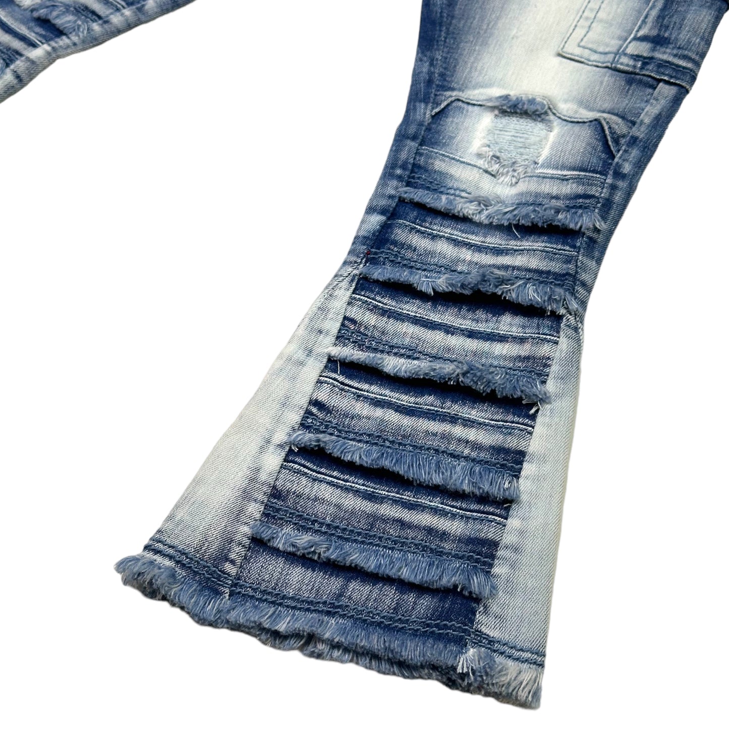 MMNF Sky Premium Kids Stack Jeans