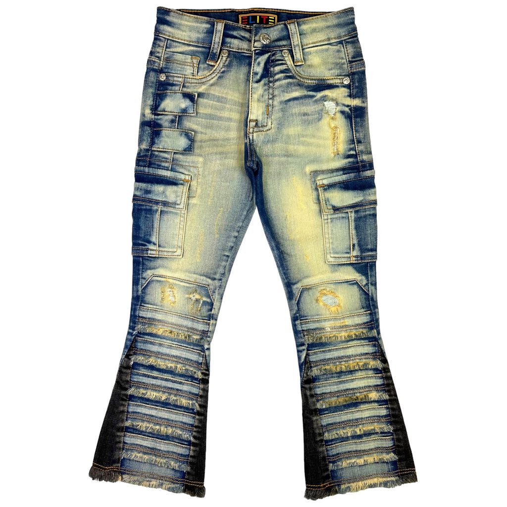 MMNF Vintage Premium Kids Stack Jeans