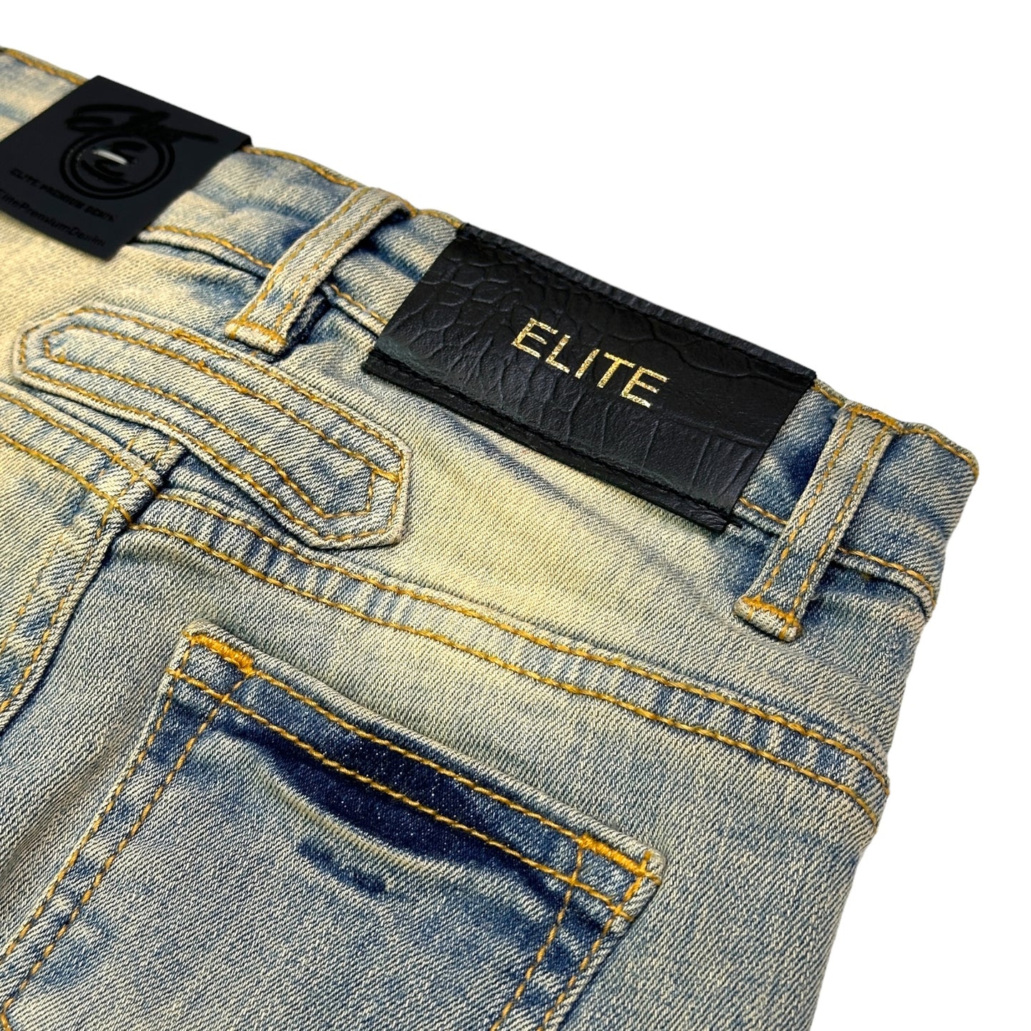 Vintage Splash Premium Kids Stack Jeans
