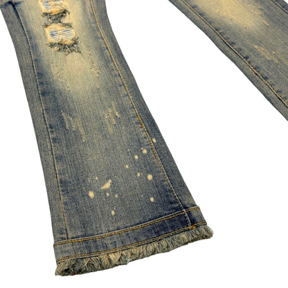 Vintage Splash Premium Kids Stack Jeans