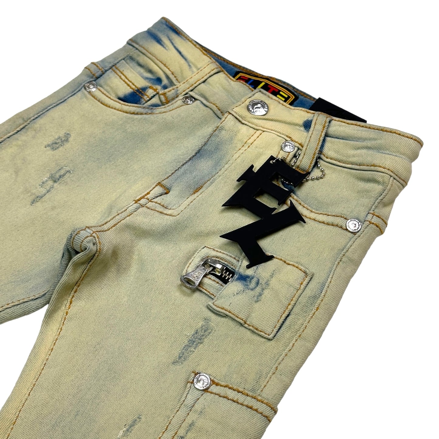 Sand Utility+ Premium Kids Stack Jeans