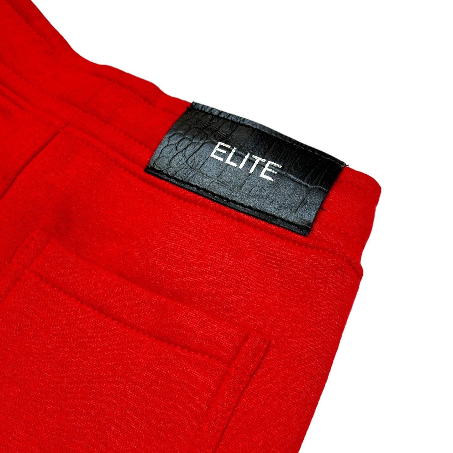 GOAT Premium Kids Fleece Shorts Red