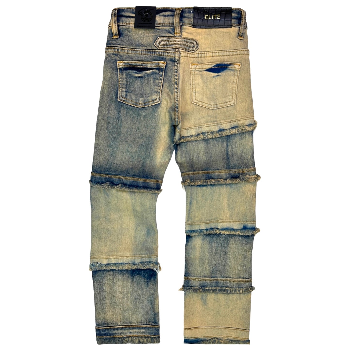 Slit Premium Kids Straight Jeans Vintage