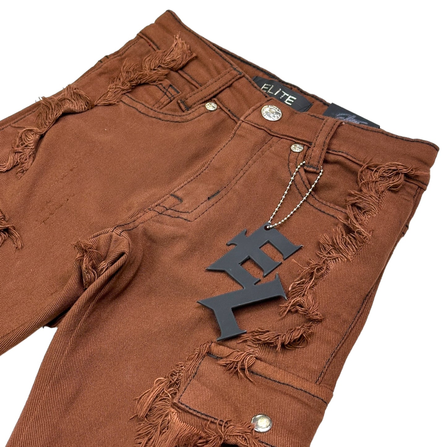 Mocha Premium Kids Straight Jeans