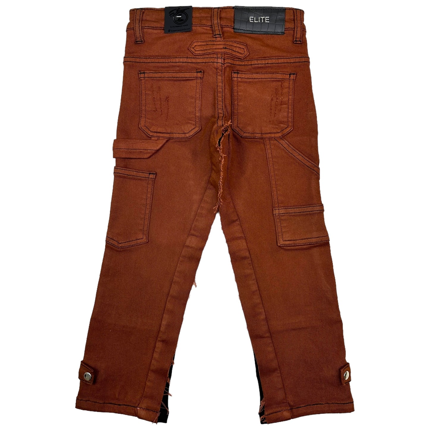 Work Premium Kids Straight Jeans Mocha