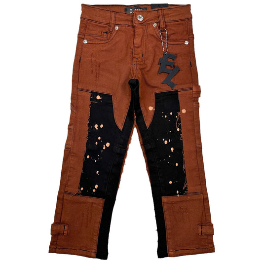 Work Premium Kids Straight Jeans Mocha