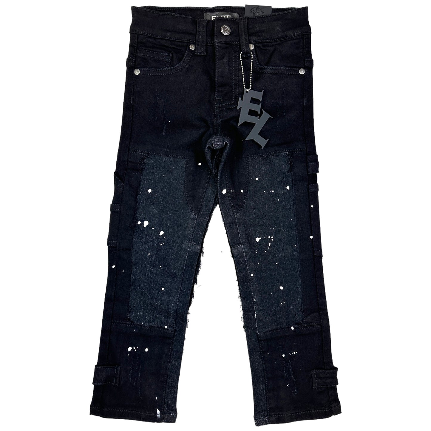 Work Premium Kids Straight Jeans Black